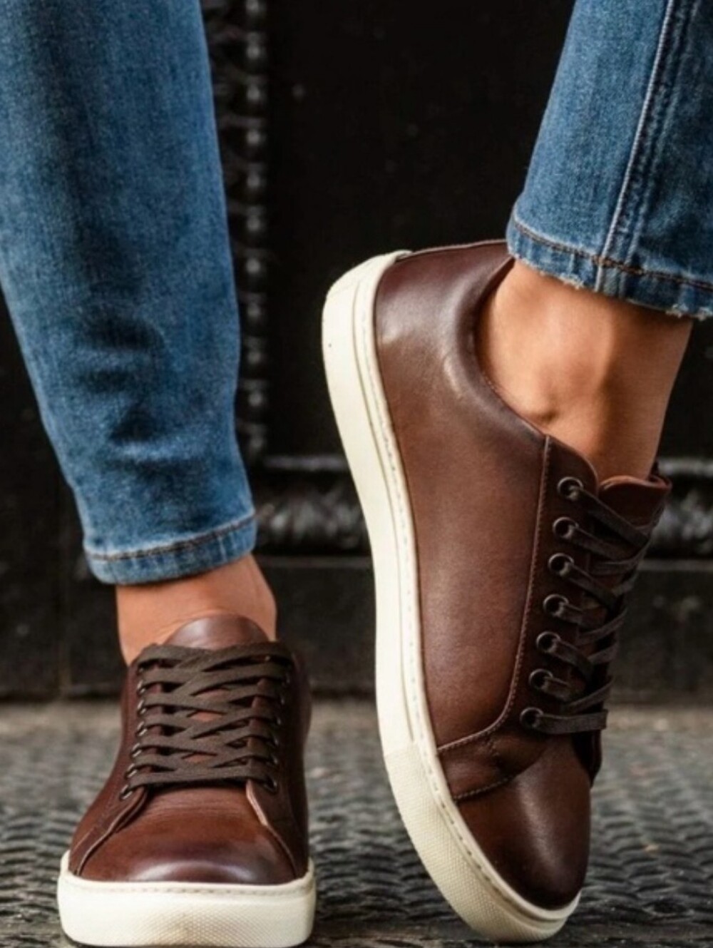 Thursday Boot Co Men's Premier Brown Leather Low-Top Sneakers 13